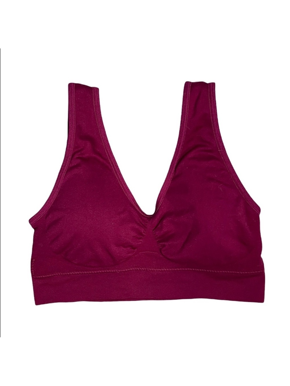 COOBIE Wireless Magenta Comfy Sports Bra EUC